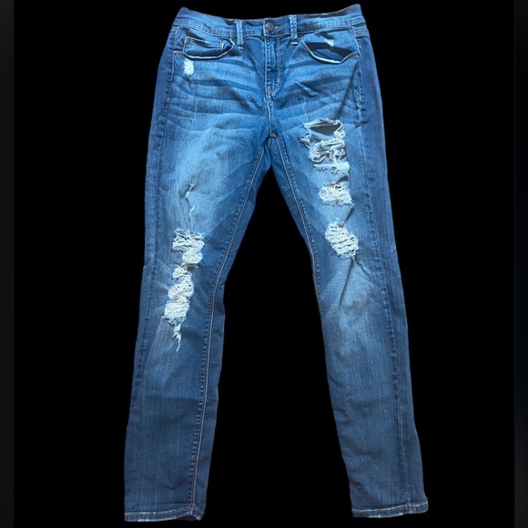 Mudd Denim - Mudd Low Rise Skinny Ripped Jeans